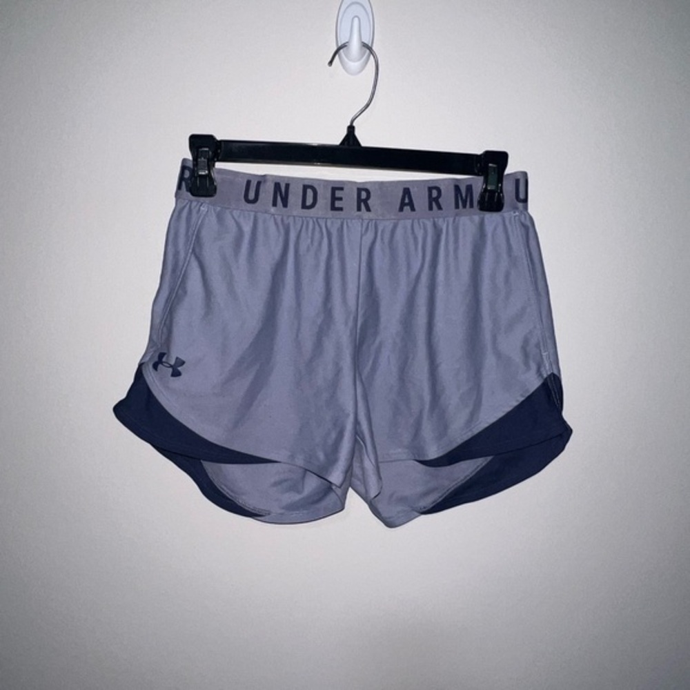 Light purple and dark purple Under Armour Athletic Shorts Small